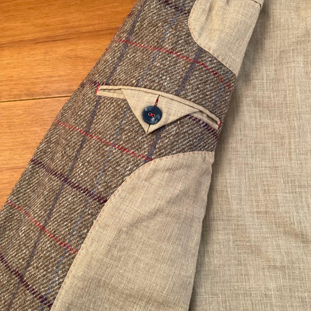 【美品】45rpm 刺繍　ノーカラージャケット　サイズ2