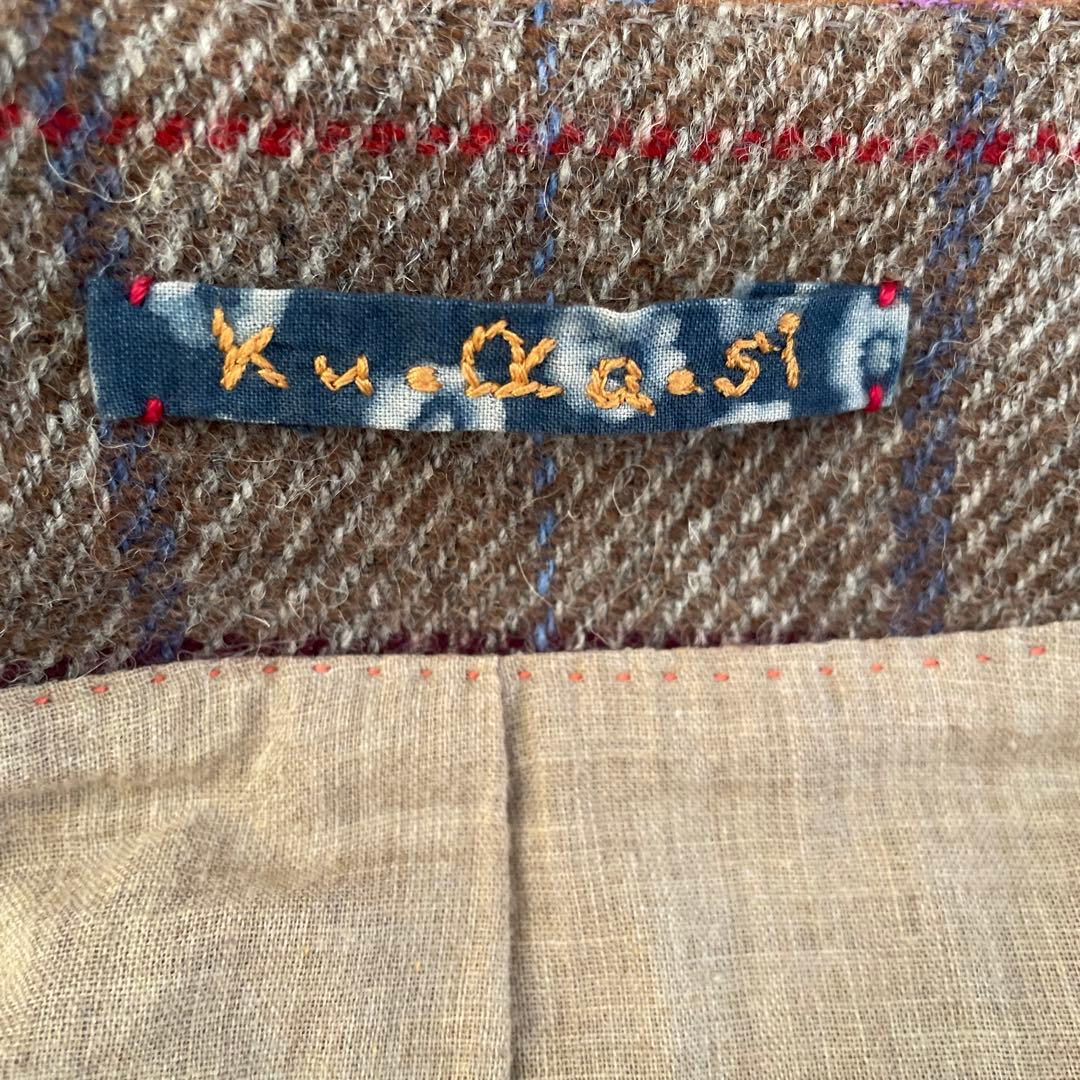 【美品】45rpm 刺繍　ノーカラージャケット　サイズ2