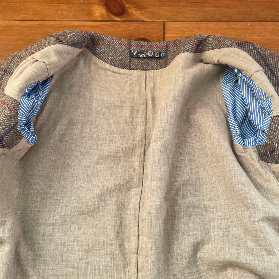 【美品】45rpm 刺繍　ノーカラージャケット　サイズ2