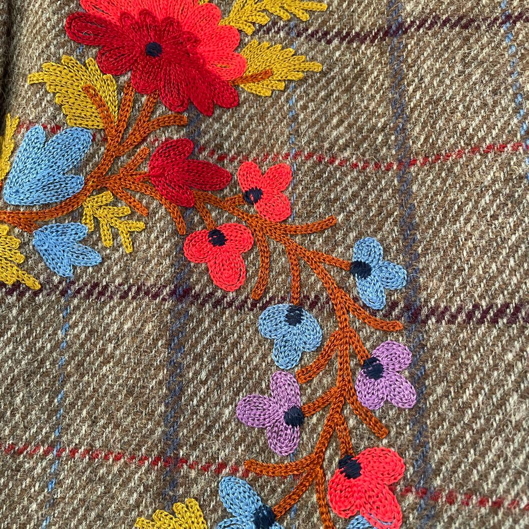 【美品】45rpm 刺繍　ノーカラージャケット　サイズ2