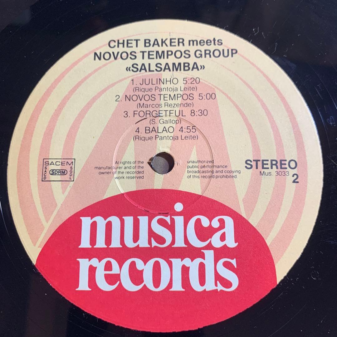 洋楽 Chet Baker Meets Novos Tempos Group