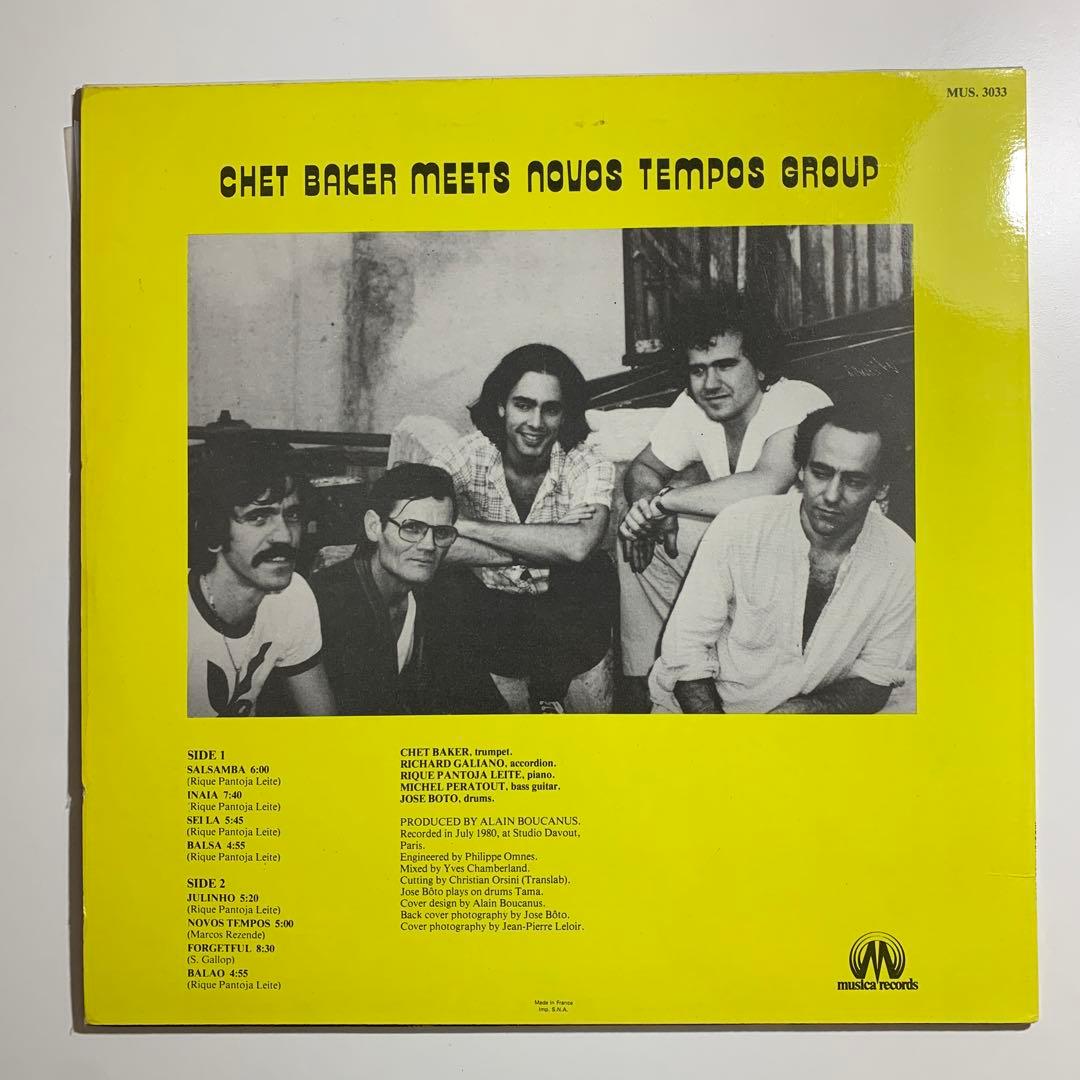 洋楽 Chet Baker Meets Novos Tempos Group
