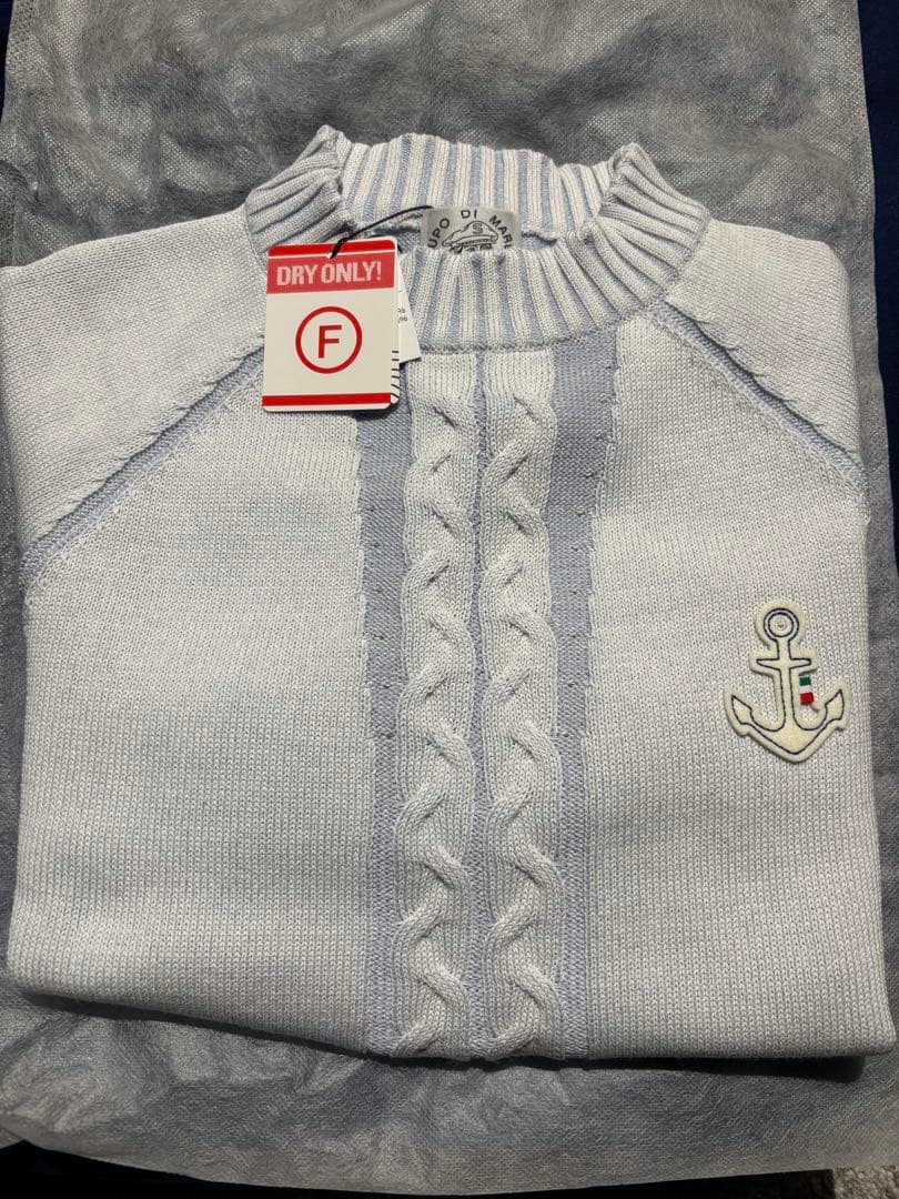 SINA COVA モックネックセーター　ユニセックス　ノベルティバッグ付