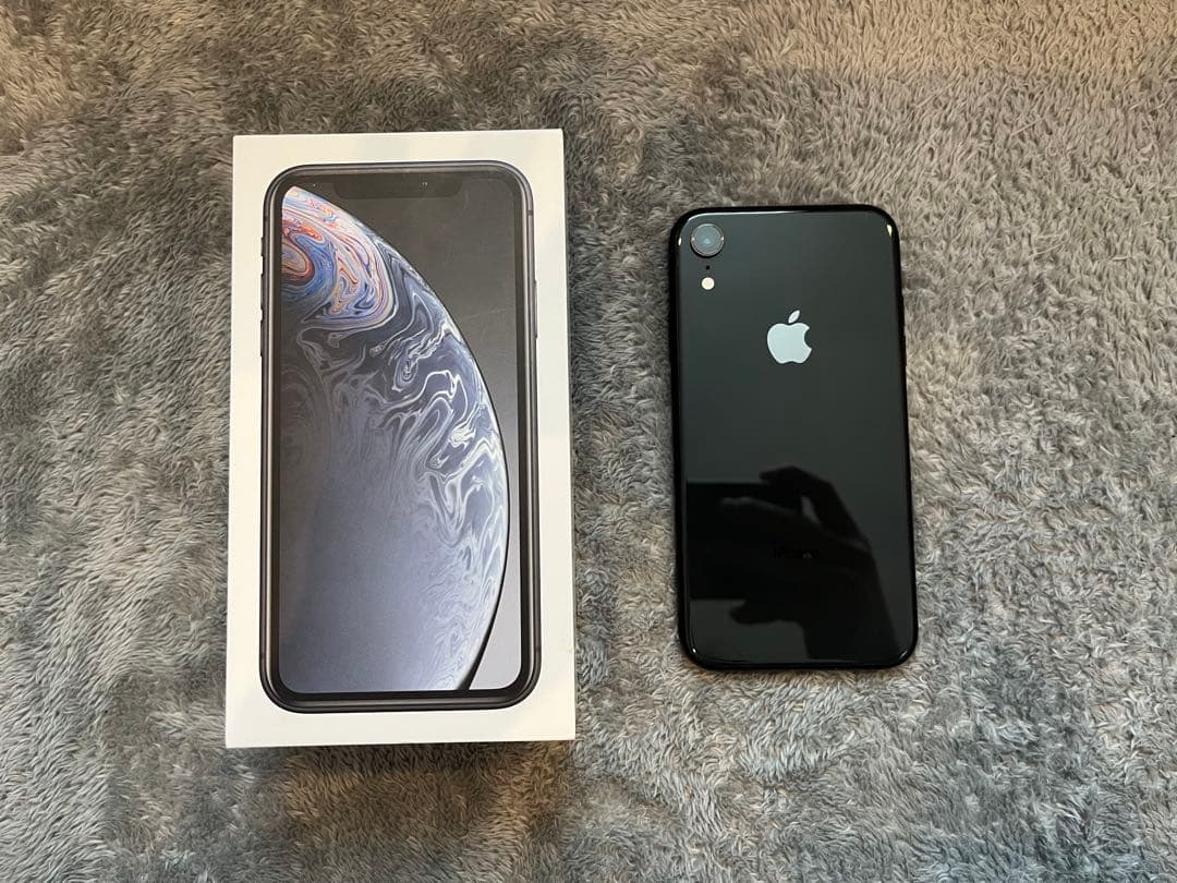 Apple iPhone XR 64GB ブラック SIMフリー 箱あり
