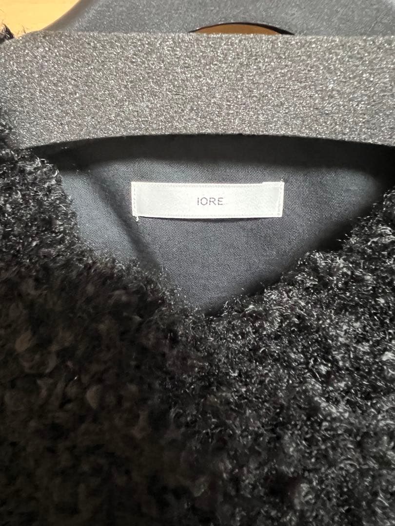 新品 未使用 完売品 IORE イオレ ボア ベスト ブラック　黒　人気