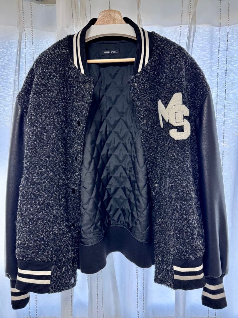 MAISON SPECIAL／Varsity Jacket マルチ スタジャン
