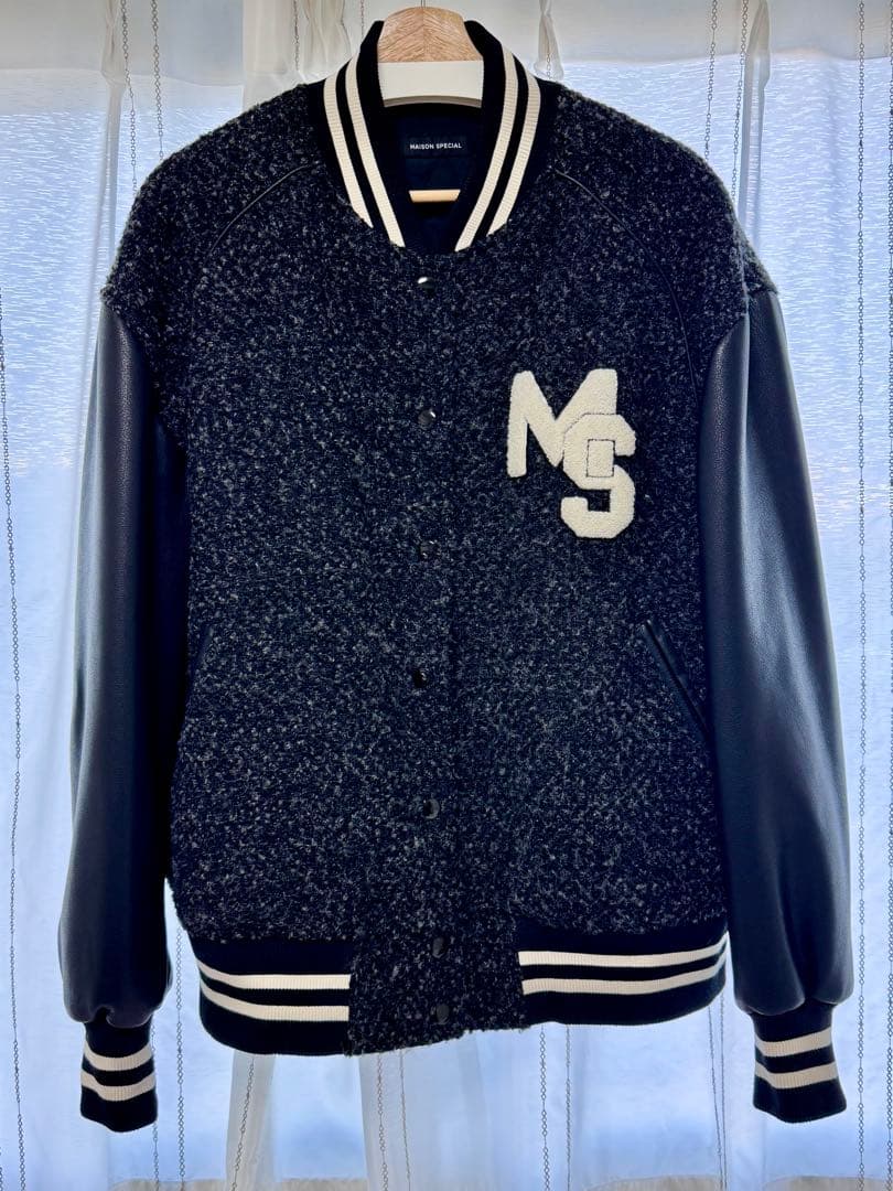 MAISON SPECIAL／Varsity Jacket マルチ スタジャン