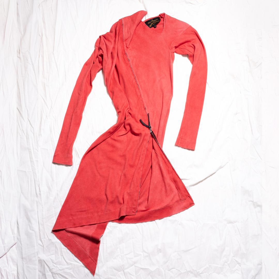 Vivienne Westwood 赤 ラップワンピース Sサイズ