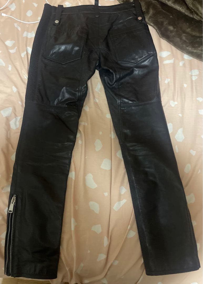 DSQUARED 2 ディースクエアード レザーパンツ