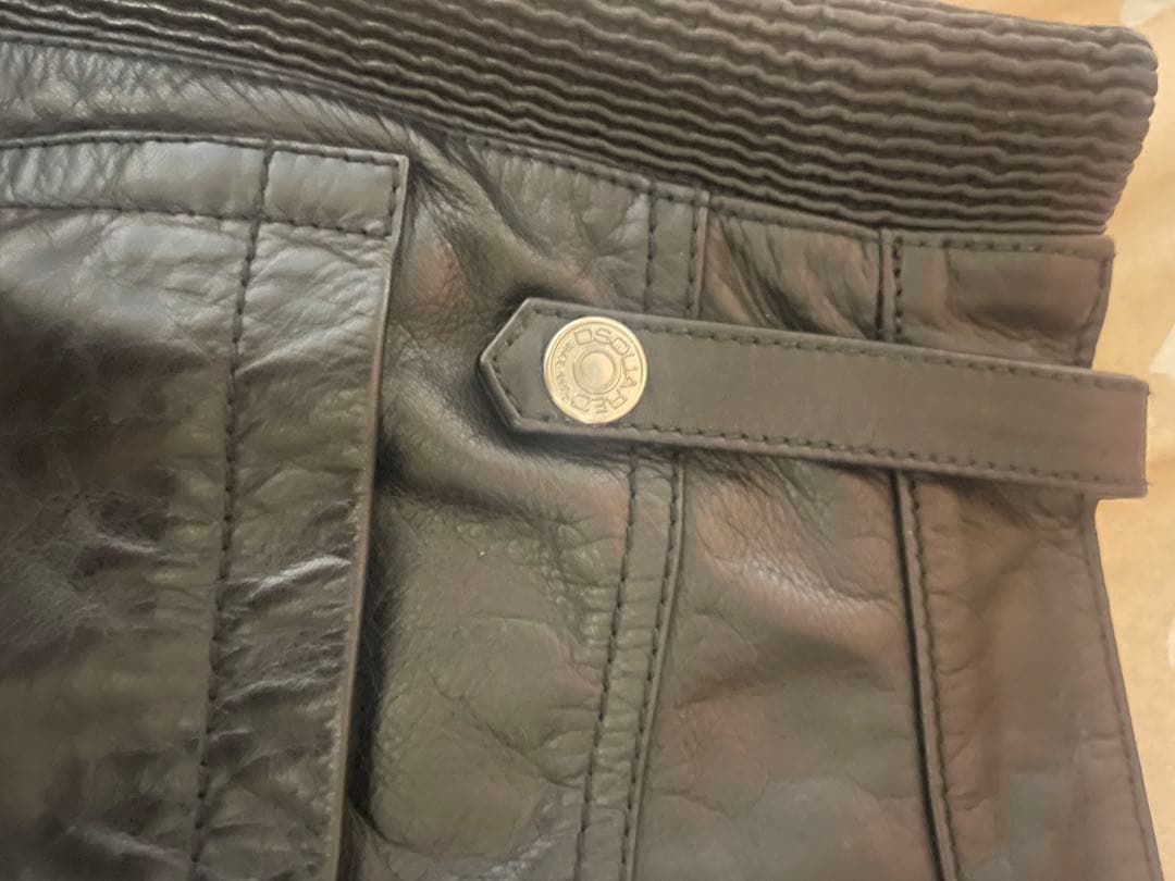 DSQUARED 2 ディースクエアード レザーパンツ