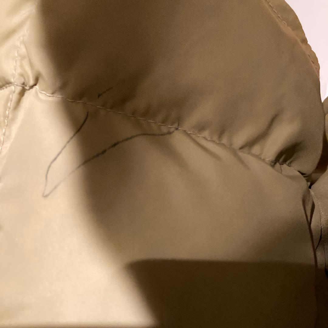 80s Eddie Bauer 黒タグ　ベージュ　ダウンベスト　vintage