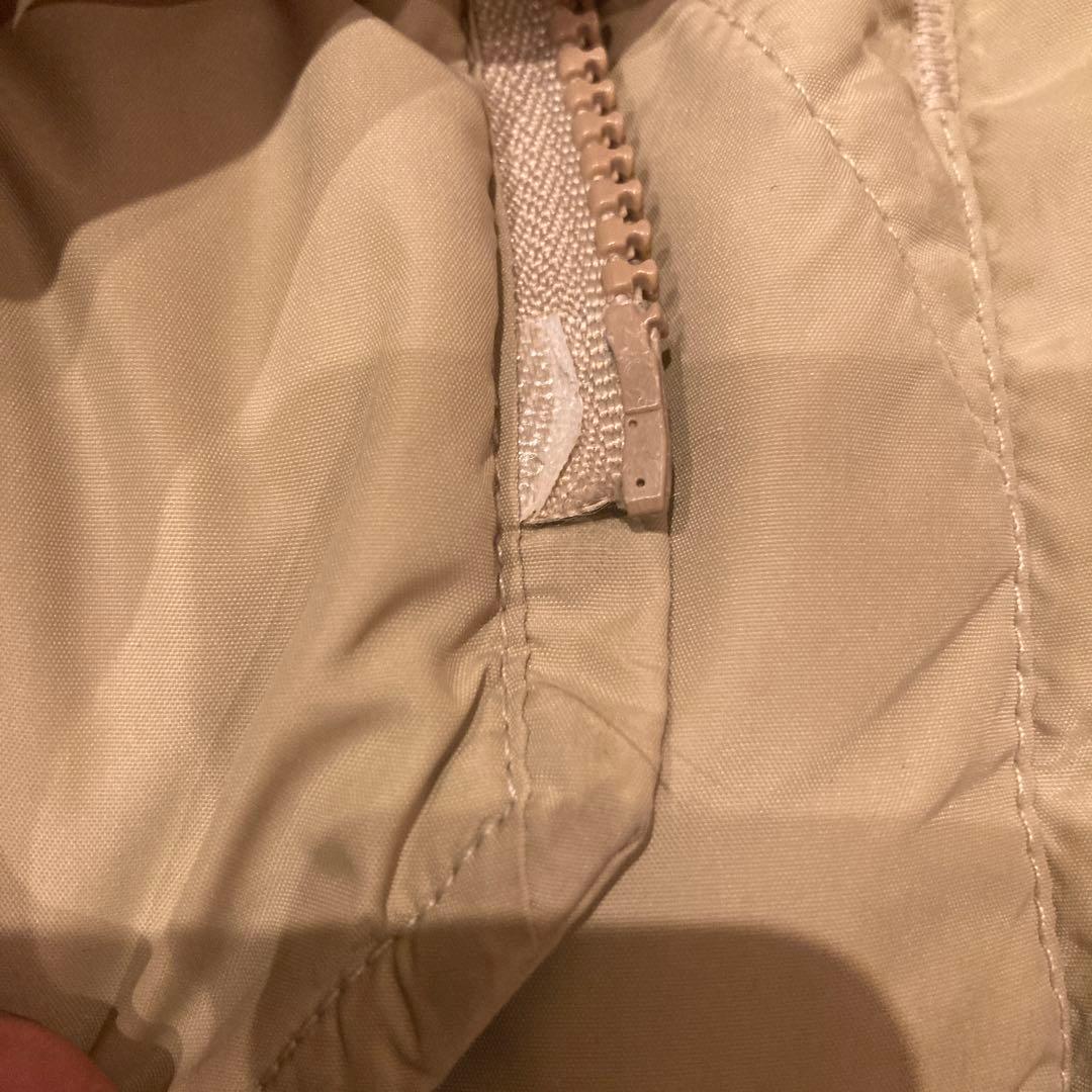 80s Eddie Bauer 黒タグ　ベージュ　ダウンベスト　vintage