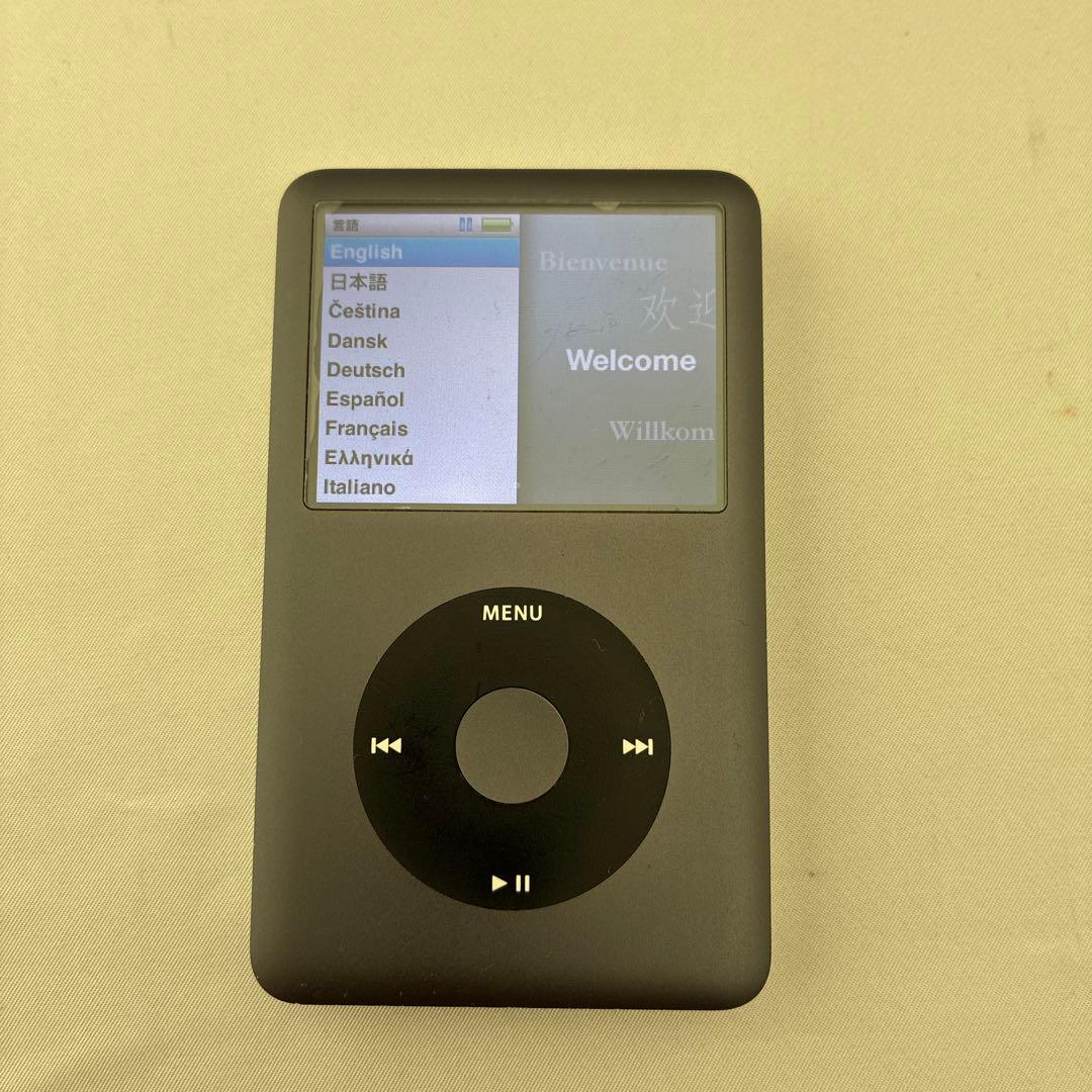 動作確認済み ipod classic 160GB ケーブル付き A1238
