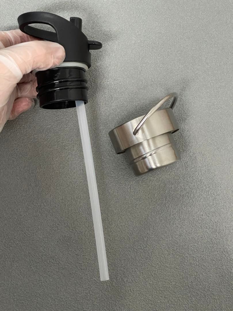 K【未使用】PRADA ステンレススチール 水筒 シルバー