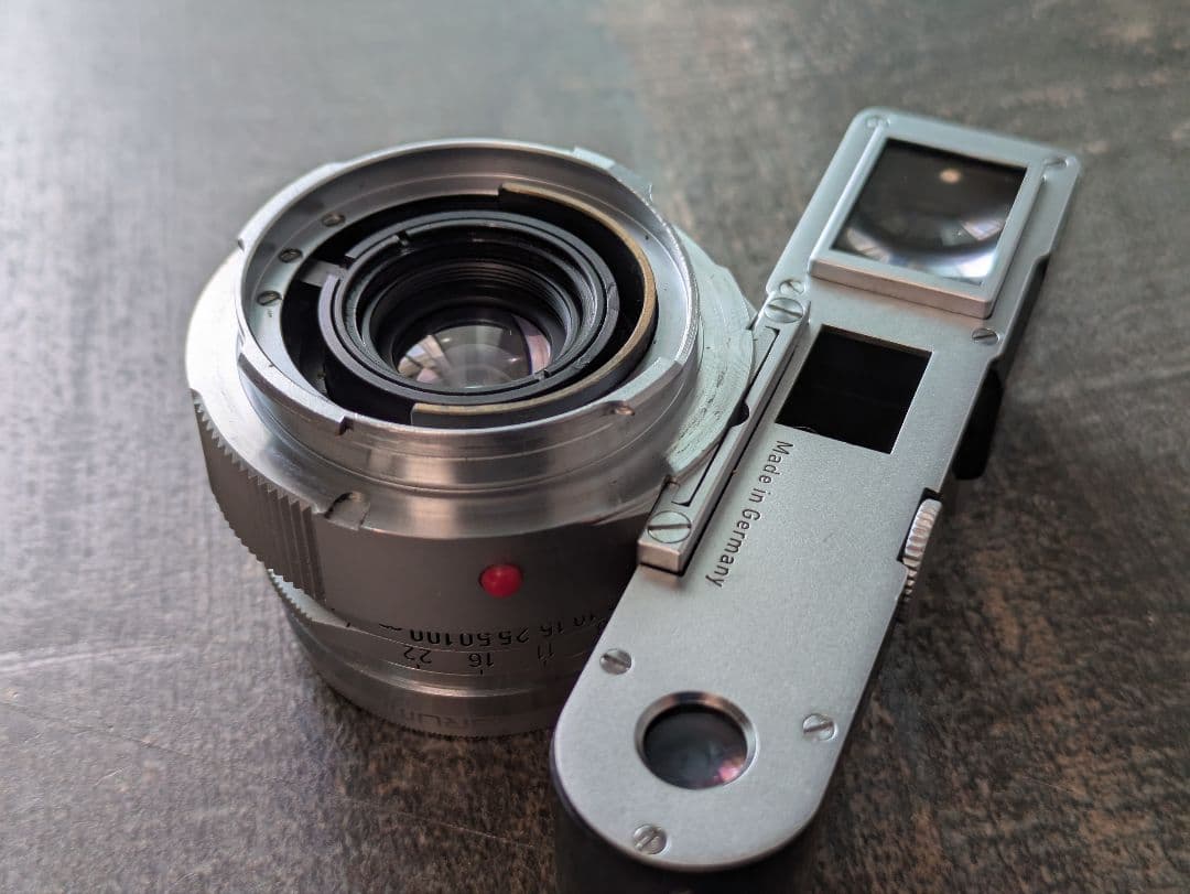 ズマロン35mm f3.5メガネ付