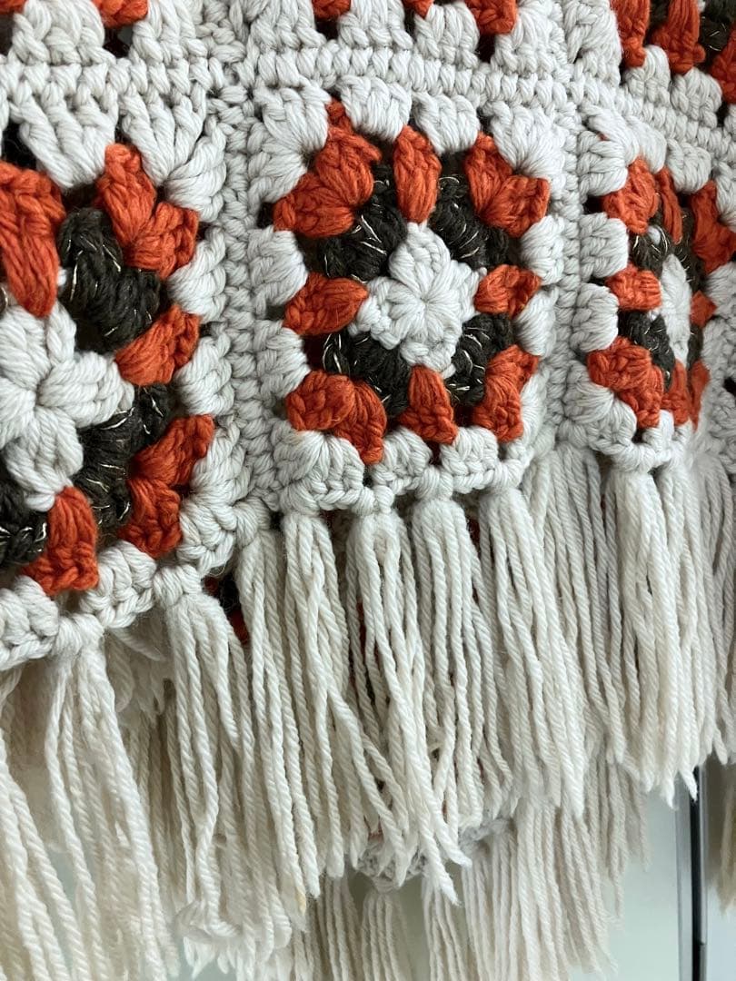 【D&G】Granny square/WOOL crochet Poncho