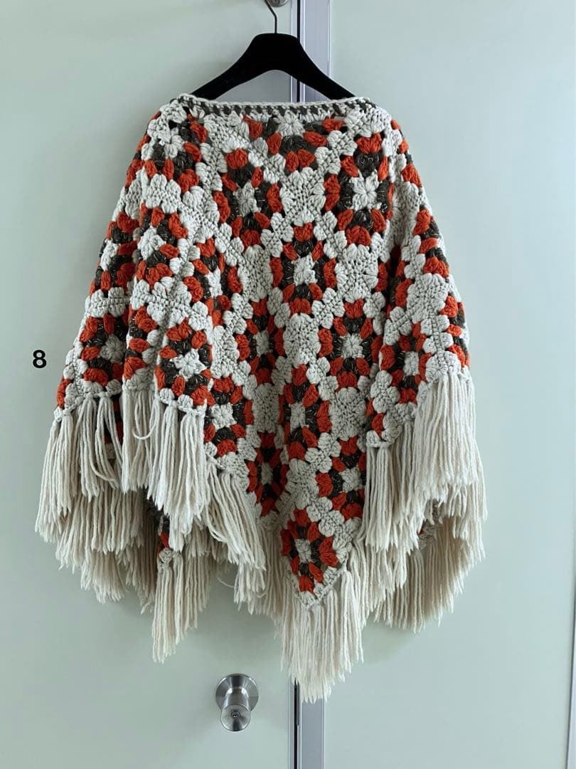【D&G】Granny square/WOOL crochet Poncho