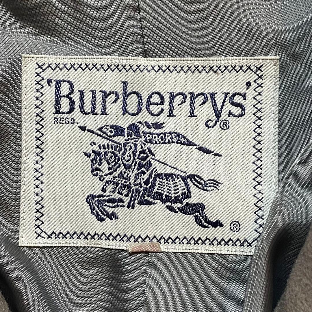 【美品】　BURBERRY ウールカシミヤ チェスターコート グレージュ L