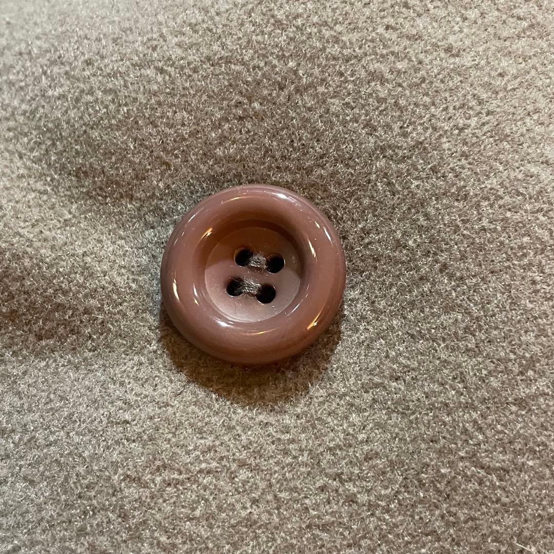 【美品】　BURBERRY ウールカシミヤ チェスターコート グレージュ L