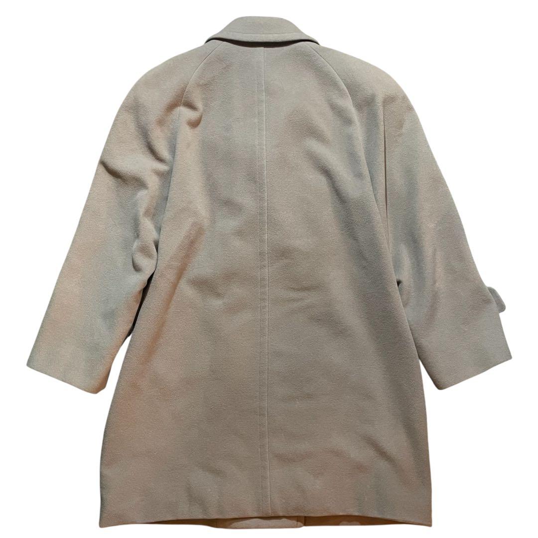 【美品】　BURBERRY ウールカシミヤ チェスターコート グレージュ L