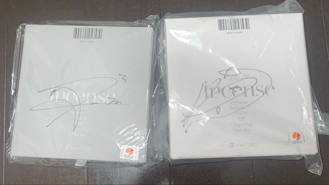 ASTRO　ムンビン　ユンサナ INCENSE　直筆サイン