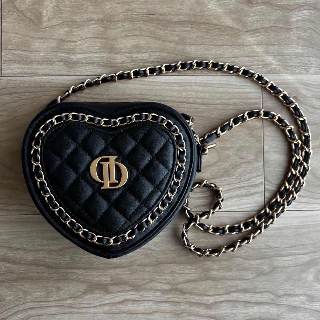 Darich ハートモチーフミニバッグ BLK