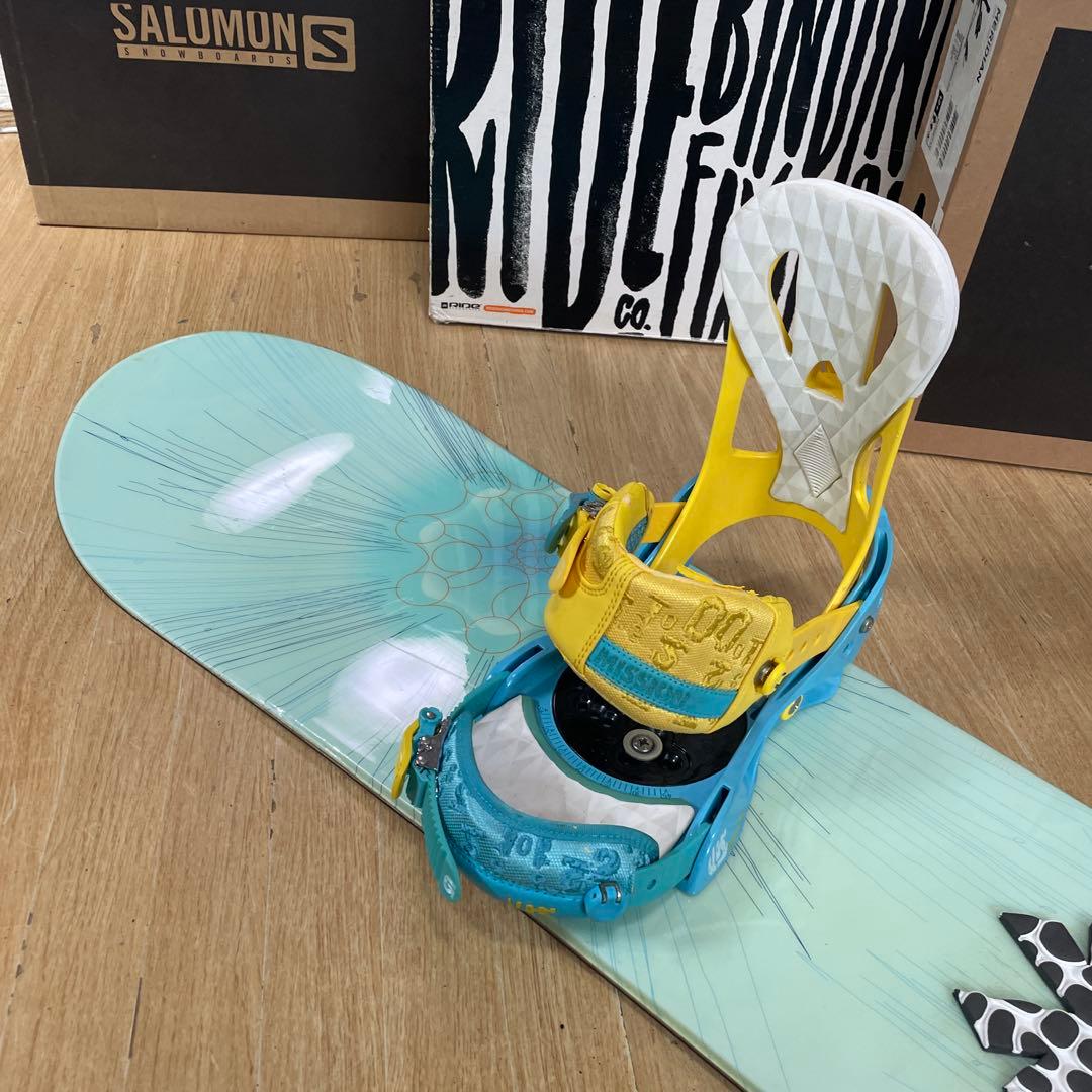 BURTON　バートン　MISSION　バインディング付　スノーボードセット