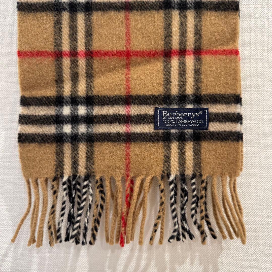MM様 バーバリー キッズ 冬物小物3点セット チェックマフラー ニット帽 手袋