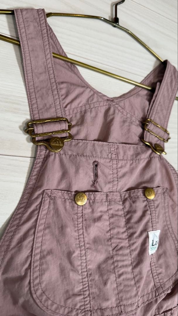 Lee ピンク サロペット マキシ丈　オーバーオールスカート 117458