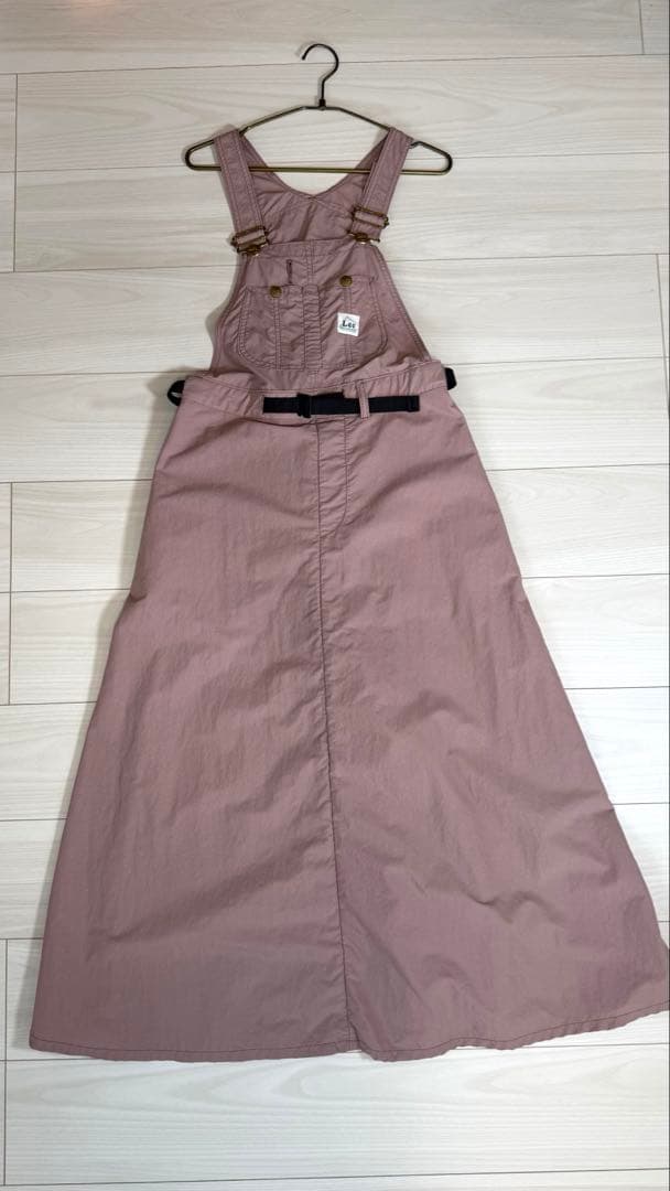 Lee ピンク サロペット マキシ丈　オーバーオールスカート 117458