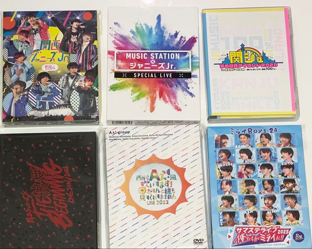 【匿名配送】Aぇ なにわ 関ジュ ジュニア DVD 6枚セット