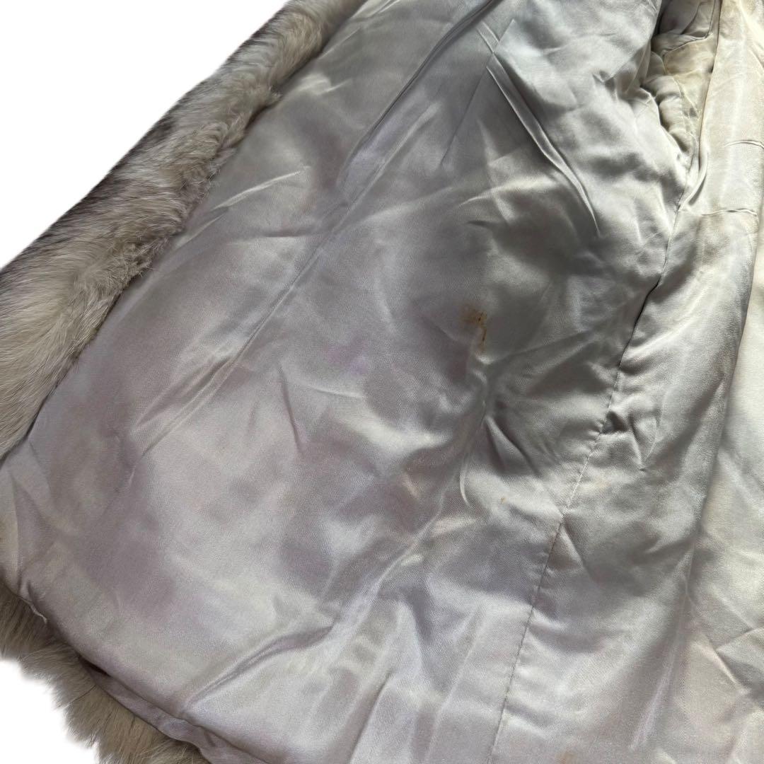 SAGA FOX×ROTINY ブルーフロストフォックス　ファーコート　毛並み◎