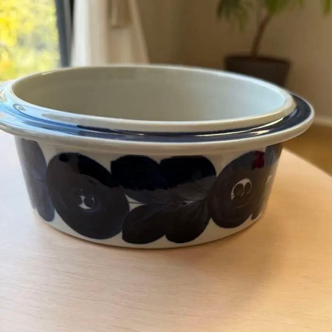 【美品】アラビア ARABIA アネモネANEMONE キャセロール大