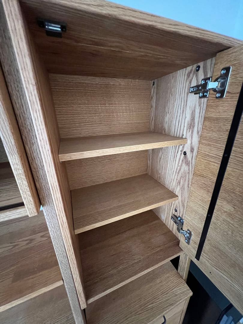 モモナチュラル MOMO natural 食器棚 VIBO UNIT オーク