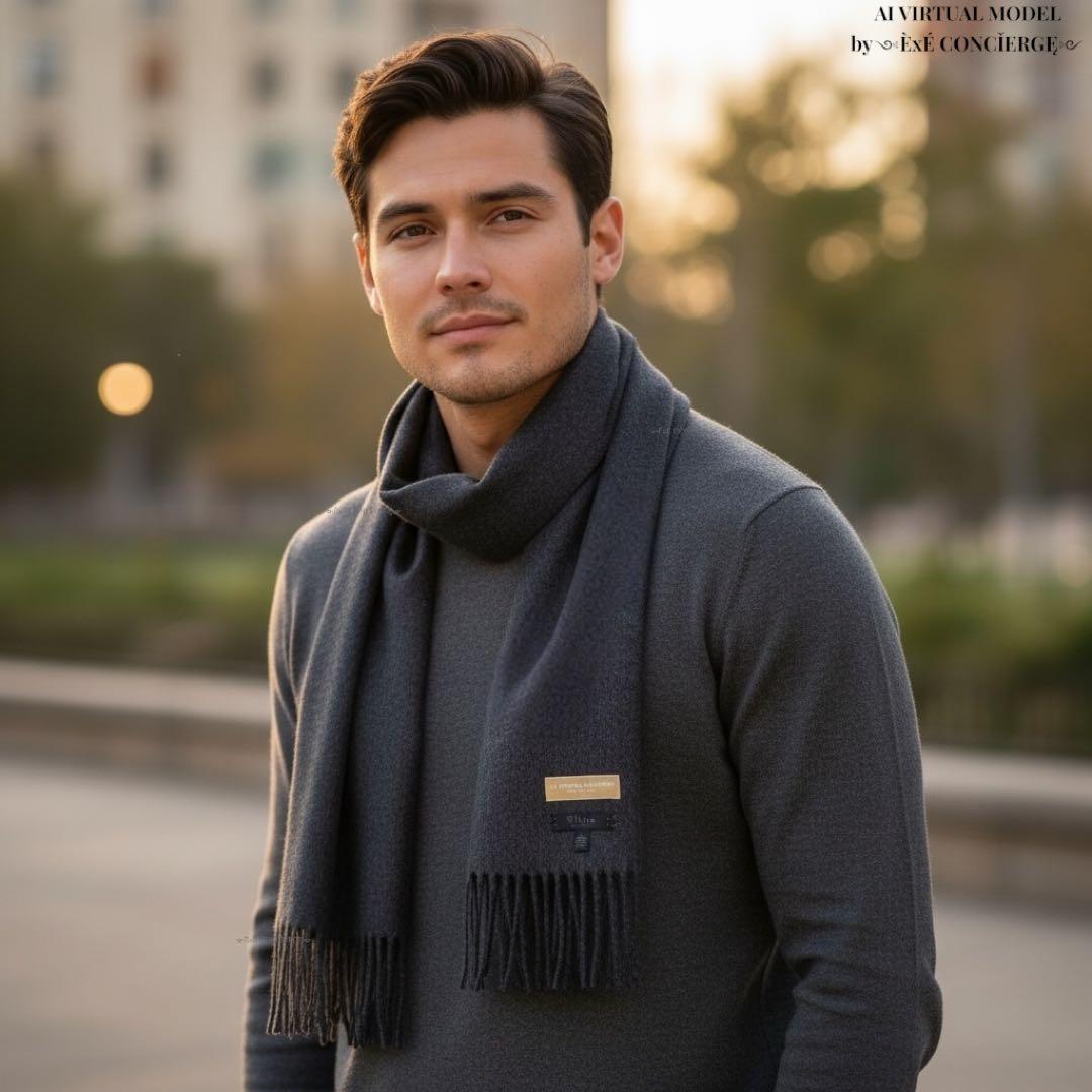 値下げ依頼品 アルテア ミラノ×ラフォンタナマジョーレ ピュアカシミヤマフラー