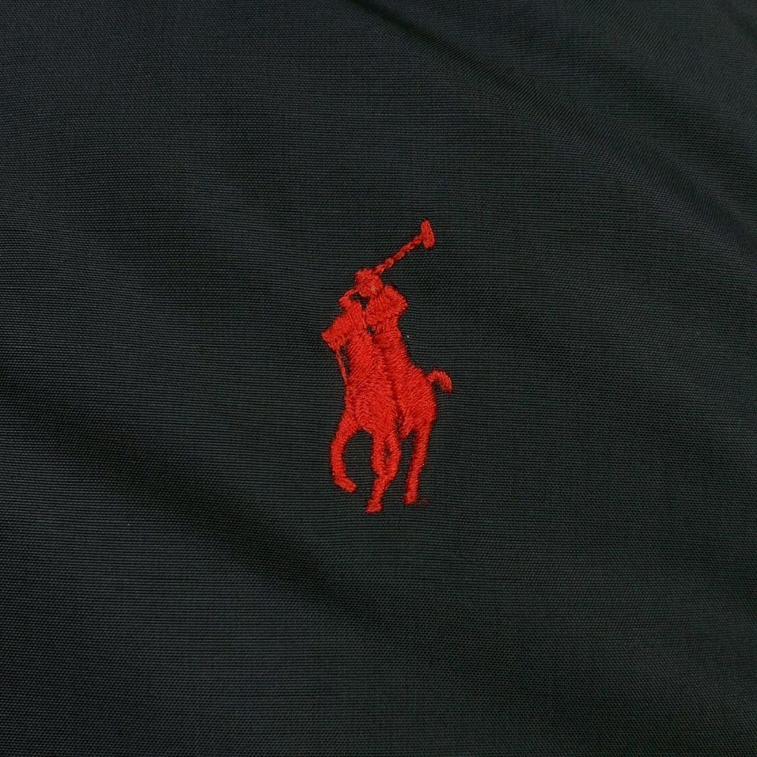 ポロラルフローレン ダウンベスト 2way ポニー刺繍 ブラック S　D956