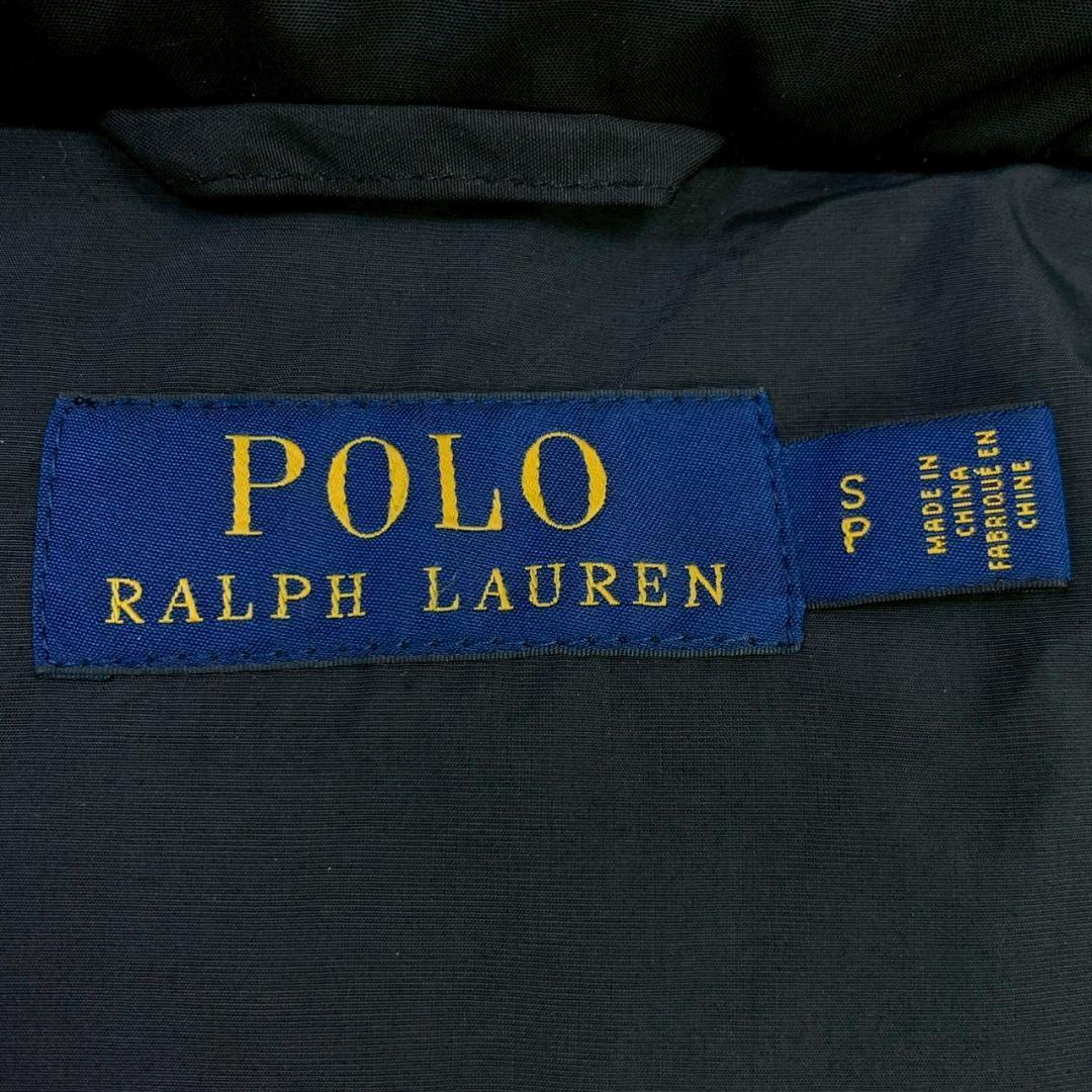 ポロラルフローレン ダウンベスト 2way ポニー刺繍 ブラック S　D956