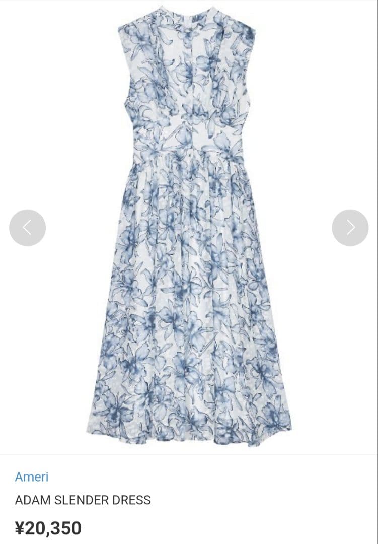 Ameri　ADAM SLENDER DRESS