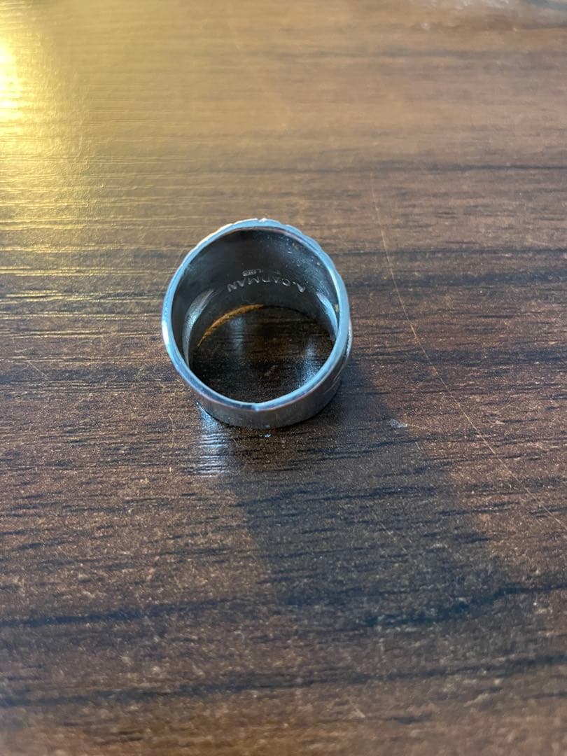 ナバホ族アンディキャドマン作　スターリンシルバー　21号　インディアンジュエリー