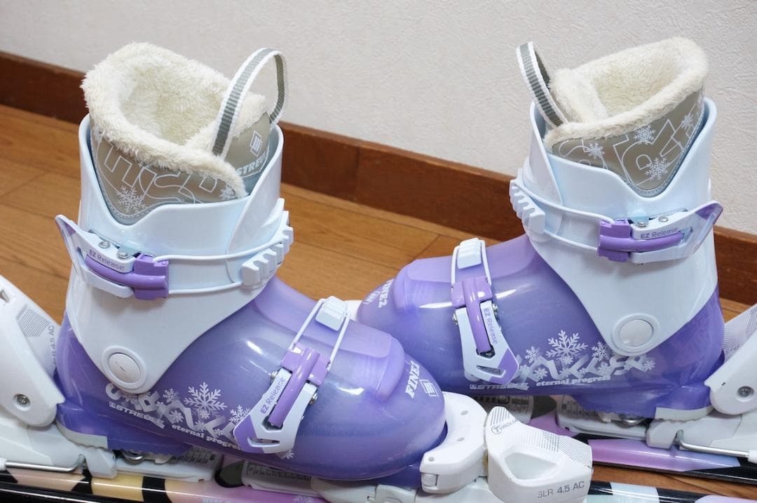 メンテ済 120cm 靴21cm STREULE スキーセット