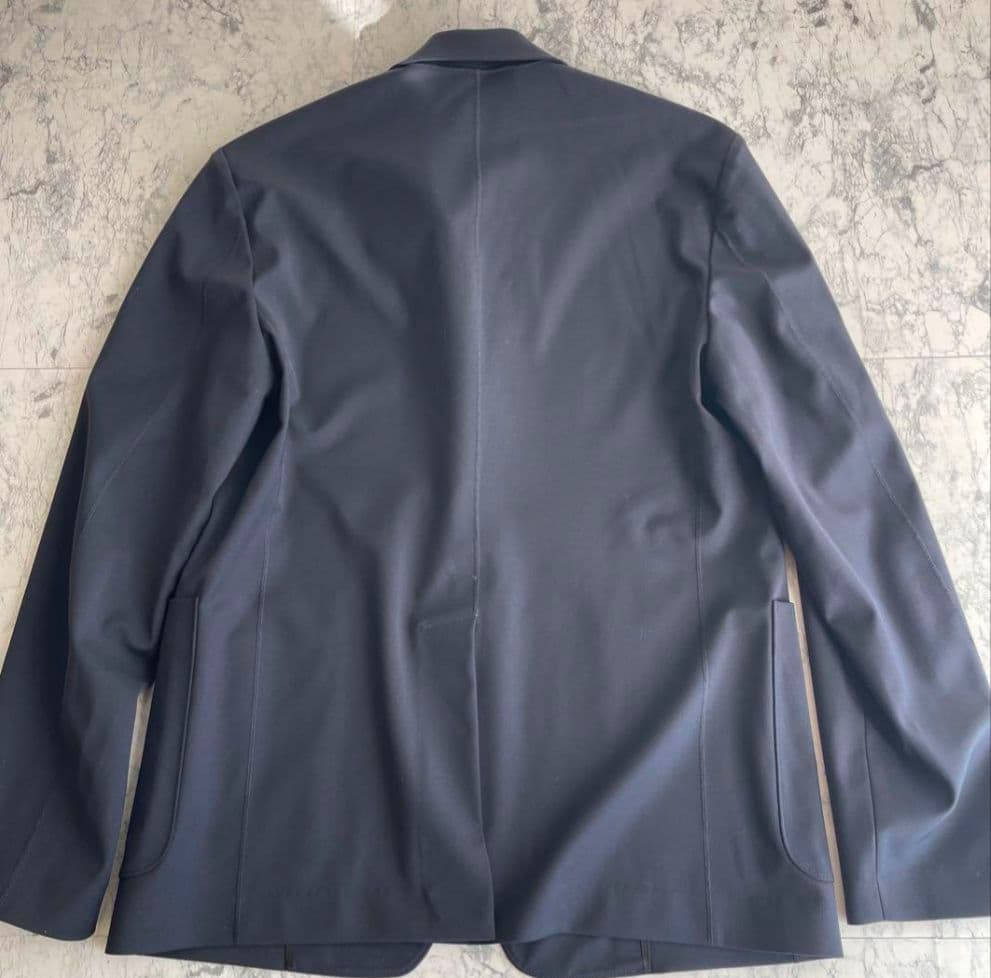 【美品】 Theory メンズスーツ ジャージー素材 セットアップ ネイビー