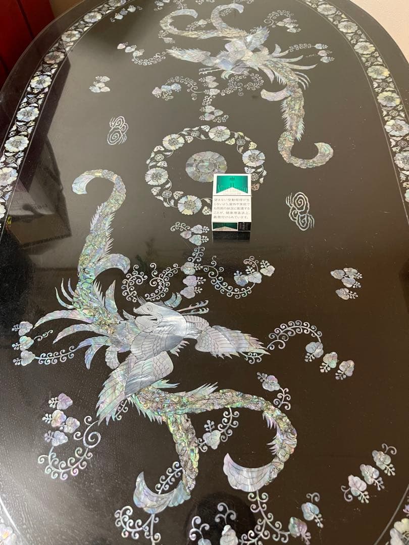 高級螺鈿家具‼️机、棚の二点‼️激安破格出品‼️最安値‼️大型につき引取り推奨、希望‼️