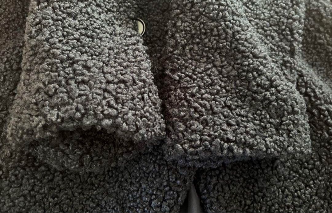 ZARAマックスマーラ激似ブルー ブラックボア チェスターコート