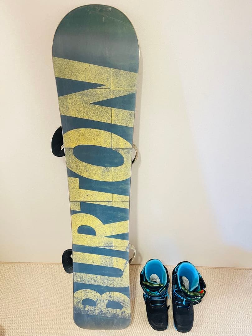 【おまけ付】Burton スノーボードとバインディング、ブーツセット