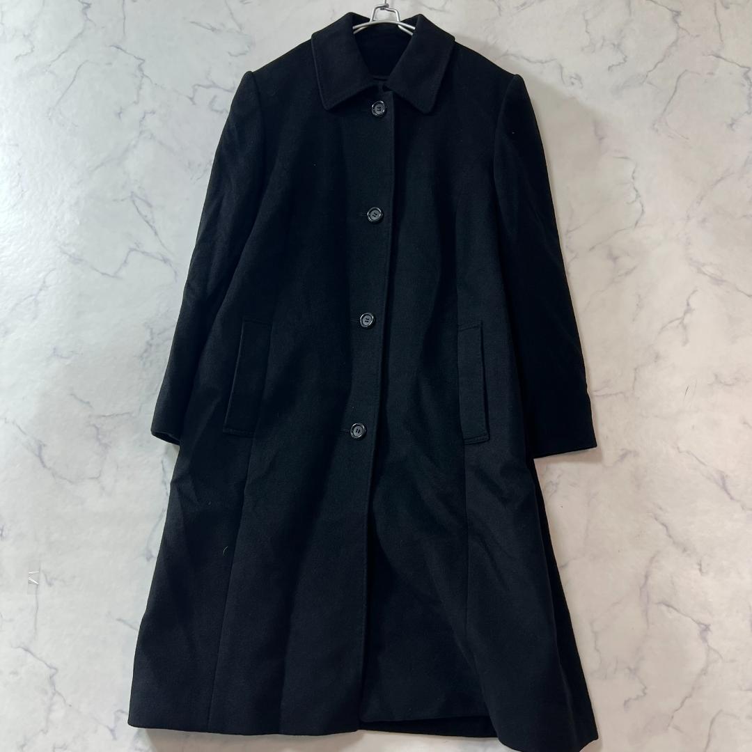 カシミヤ100％ 極美品 ユキトリイ ロングチェスターコート マキシ B1414