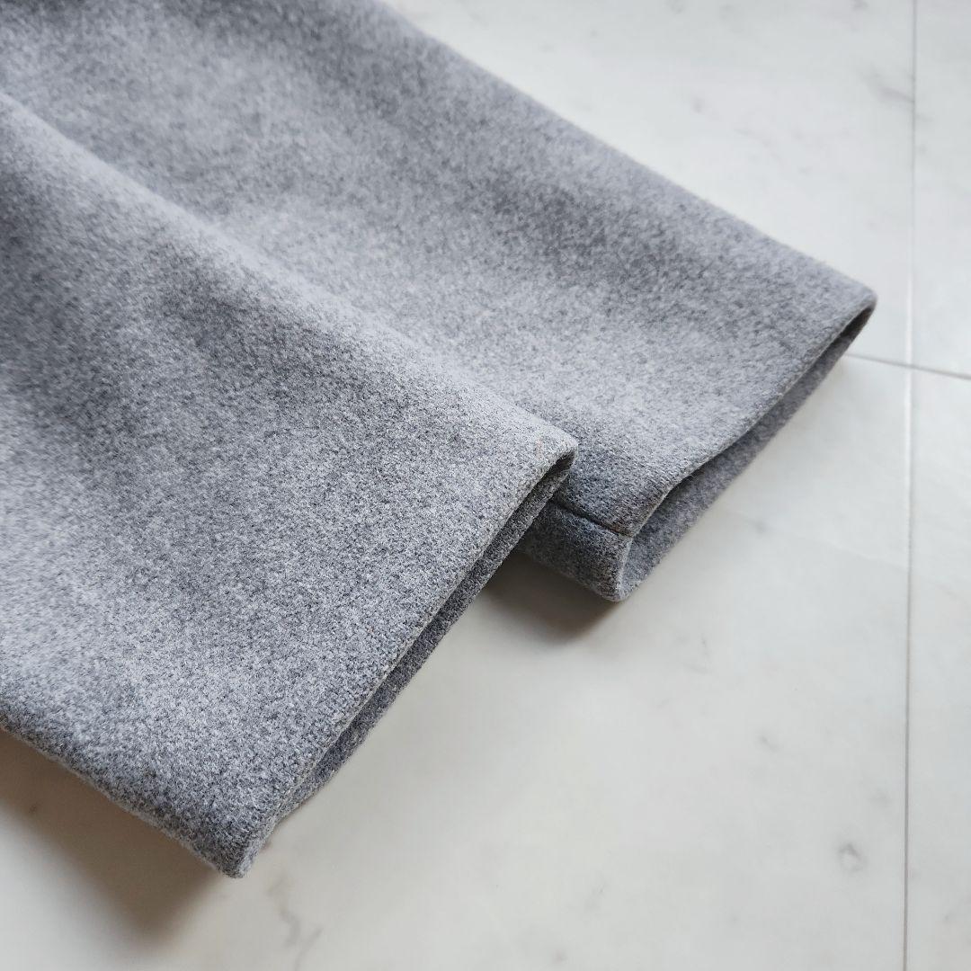 美品 定価5万 デミルクスビームス コート グレー 日本製 ワイドシルエット