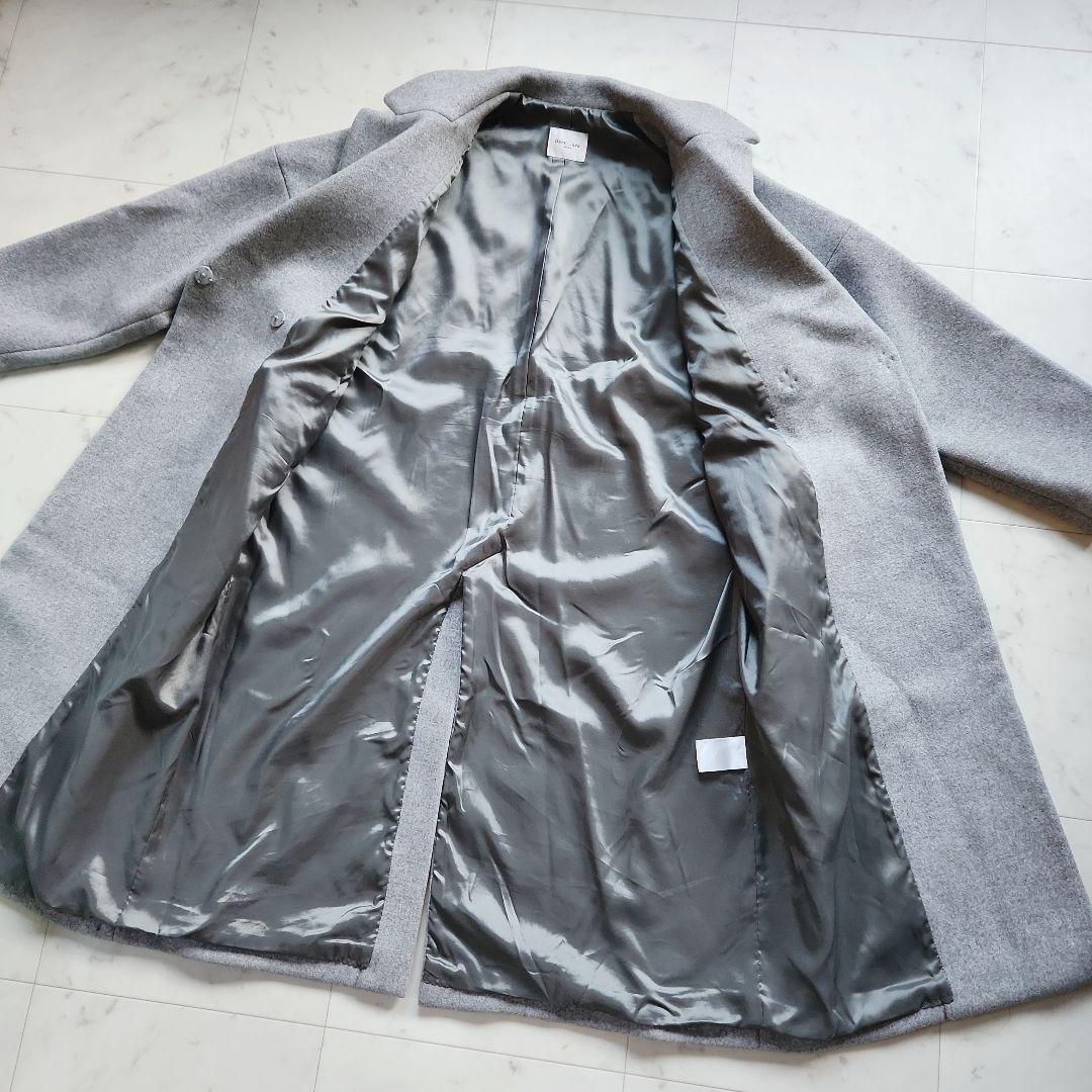 美品 定価5万 デミルクスビームス コート グレー 日本製 ワイドシルエット