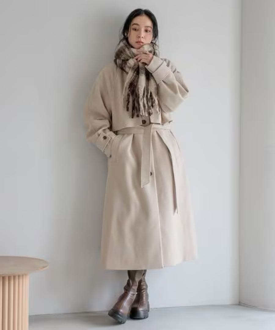 m*i様 ウールライクヨークコート