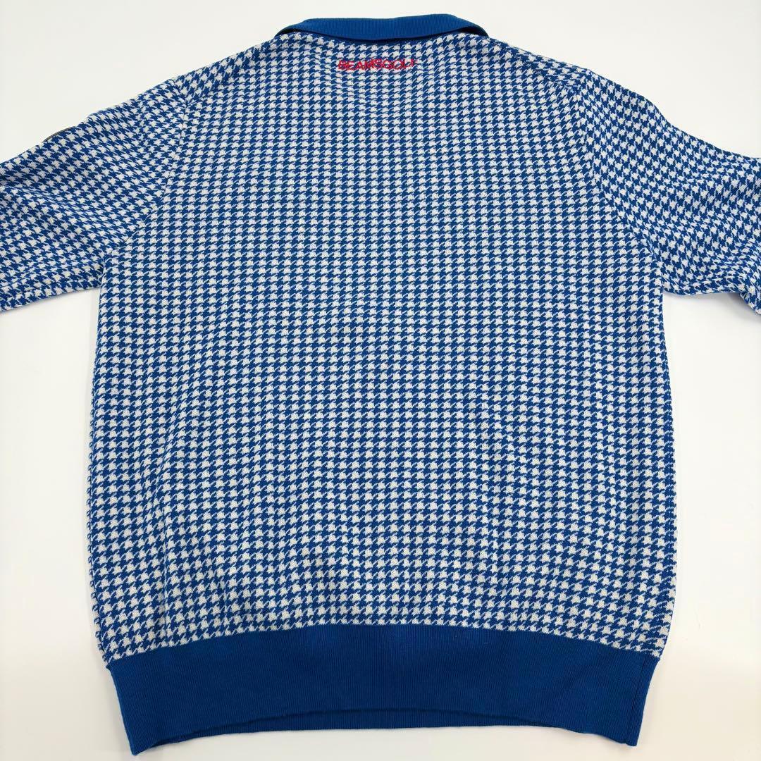 美品　BEAMS GOLF ビームスゴルフ ニットポロシャツ XL 777