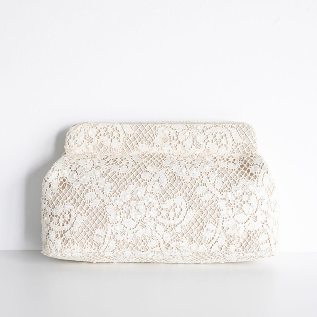 極美品 SAQUI レースバッグ